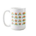 Flower Pattern: Vector Drawing: Mug