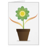 flower pot 4 greeting cards
