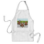 Flower Pot Kittens Apron