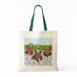 Flower Pot Kittens Tote Bag