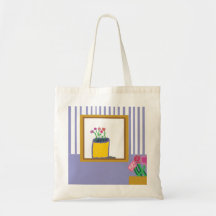 Flower Pot Tote Bag