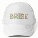 Flower power bride hats