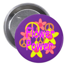Flower Power Buttons