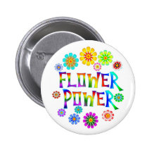 FLOWER POWER BUTTONS