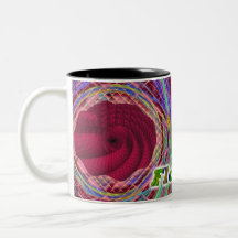Flower Power Digital Rose MUG