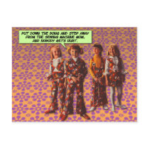 Flower Power [funny postcard]