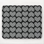 Flower Power Hearts Mousemat