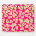 Flower Power Hearts Mousepads