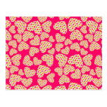Flower Power Hearts Postcards