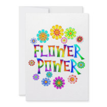 FLOWER POWER INVITATION