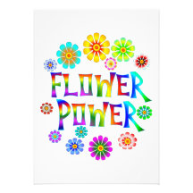 FLOWER POWER INVITATION