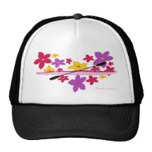 Flower Power Kayak Mesh Hats
