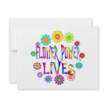 Flower Power Lives invitations