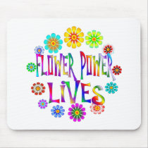 Flower Power Lives Mouse Mats