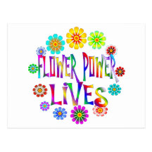 Flower Power Lives Post Cards