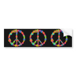 Flower Power Peace bumper stickers