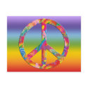 Flower Power Peace | chakren colour postcards
