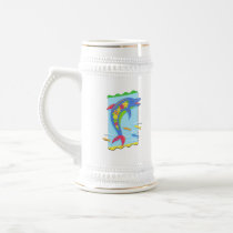 Flower Power Porpoise Coffee Mugs