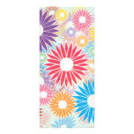 Flower Power Print Custom Rack Cards