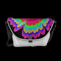 Flower Power rickshaw messenger bags