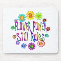 Flower Power Rules Mouse Mat
