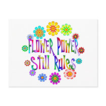 Flower Power Rules Post Cards