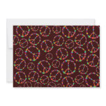 Flower Power Skully Peace invitations