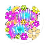 Flower Power stickers