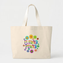 FLOWER POWER TOTE BAGS