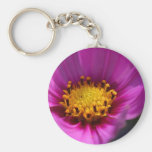 Flower Purple Keychains