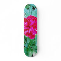 Flower Red Bozur Skate Board Decks