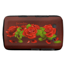 Flower Red Roses Blackberry Bold Case