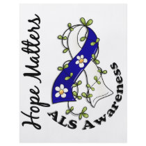 Flower Ribbon 4 Hope Matters ALS