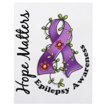 Flower Ribbon 4 Hope Matters Epilepsy