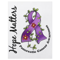 Flower Ribbon 4 Hope Matters Pancreatic Cancer