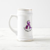 Flower Ribbon FIBROMYALGIA AWARENESS T-Shirts Mugs