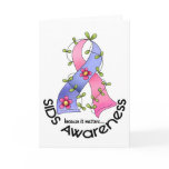 Flower Ribbon SIDS AWARENESS T-Shirts & Gifts cards