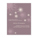Flower Scribble Purple • Bridal Shower Inivitation postcards
