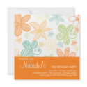 Flower Scribbles • Birthday Invitation