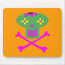 Flower Skull Mouse Pad