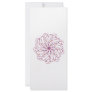 Flower spiral light purple lacy design graphic custom rack cards