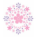Flower Spiral: Vector Art: t-shirts