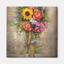 Flower - Summers blessing Refrigerator Magnets
