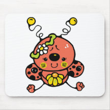 Flower the Ladybug Mouse Pad