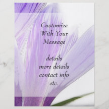 Flower Time - Spring Crocus! Flyer Design