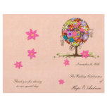 Flower Tree Wedding Program flyers