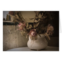 Flower Vase Greeting Cards