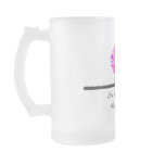 Flower Wishing Tree Purple Brides Wedding Glass mugs