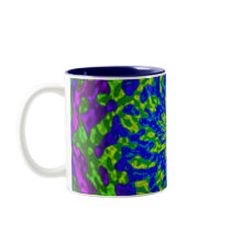 Flower with Swirls Mugs