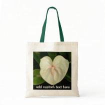 Flower World - White Tropical Flowers Tote Bag